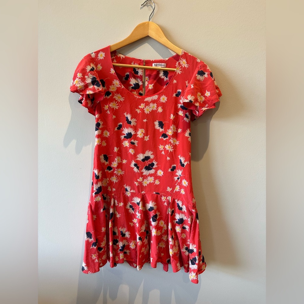 Juicy Couture Silk Floral Dress Size 2